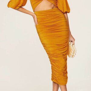 Vibrant Marigold  Dress